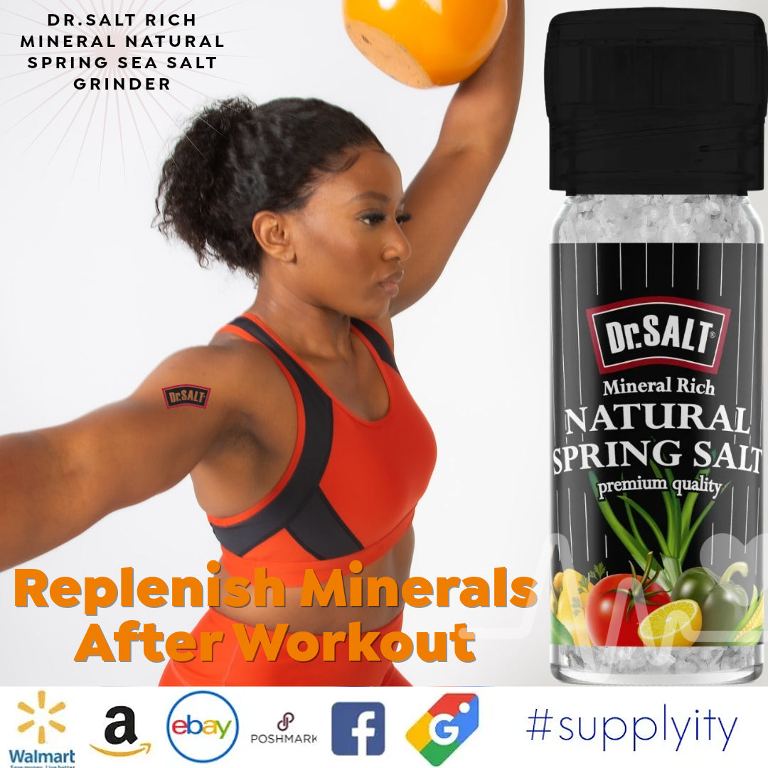 Dr.Salt Rich Mineral Doğal Kaynak Deniz Tuzu Değirmeni Küçük 4 oz
