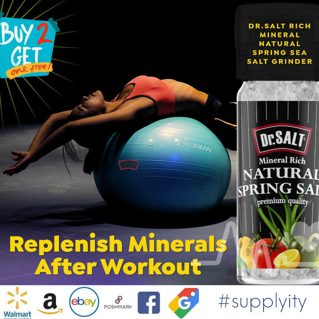 Dr.Salt Rich Mineral Doğal Kaynak Deniz Tuzu Değirmeni Küçük 4 oz