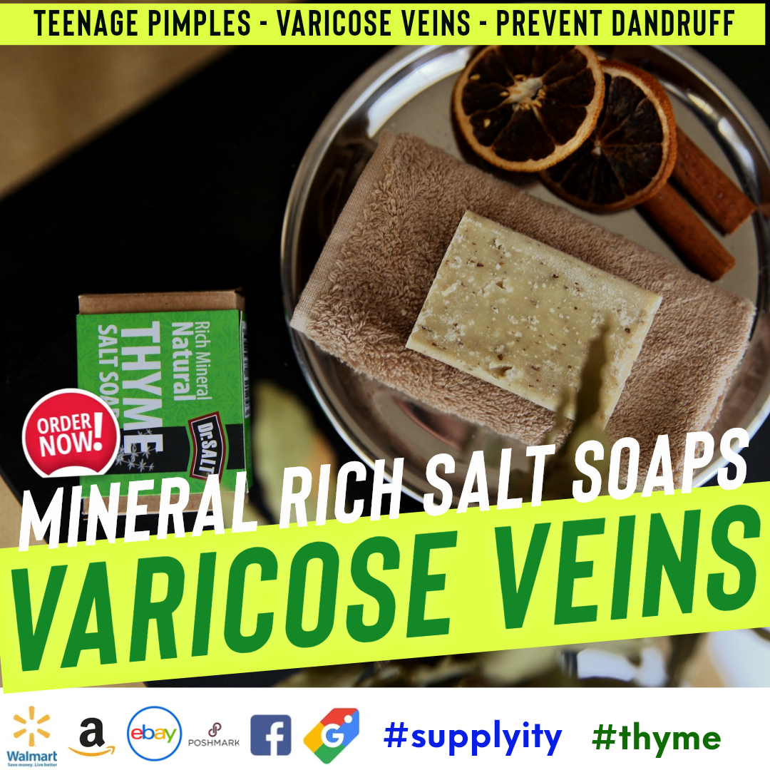 Dr.Salt Rich Mineral Natural Salt Soap (2 Bars) Deep Cleaning, Remove Skin Spots, Healthy