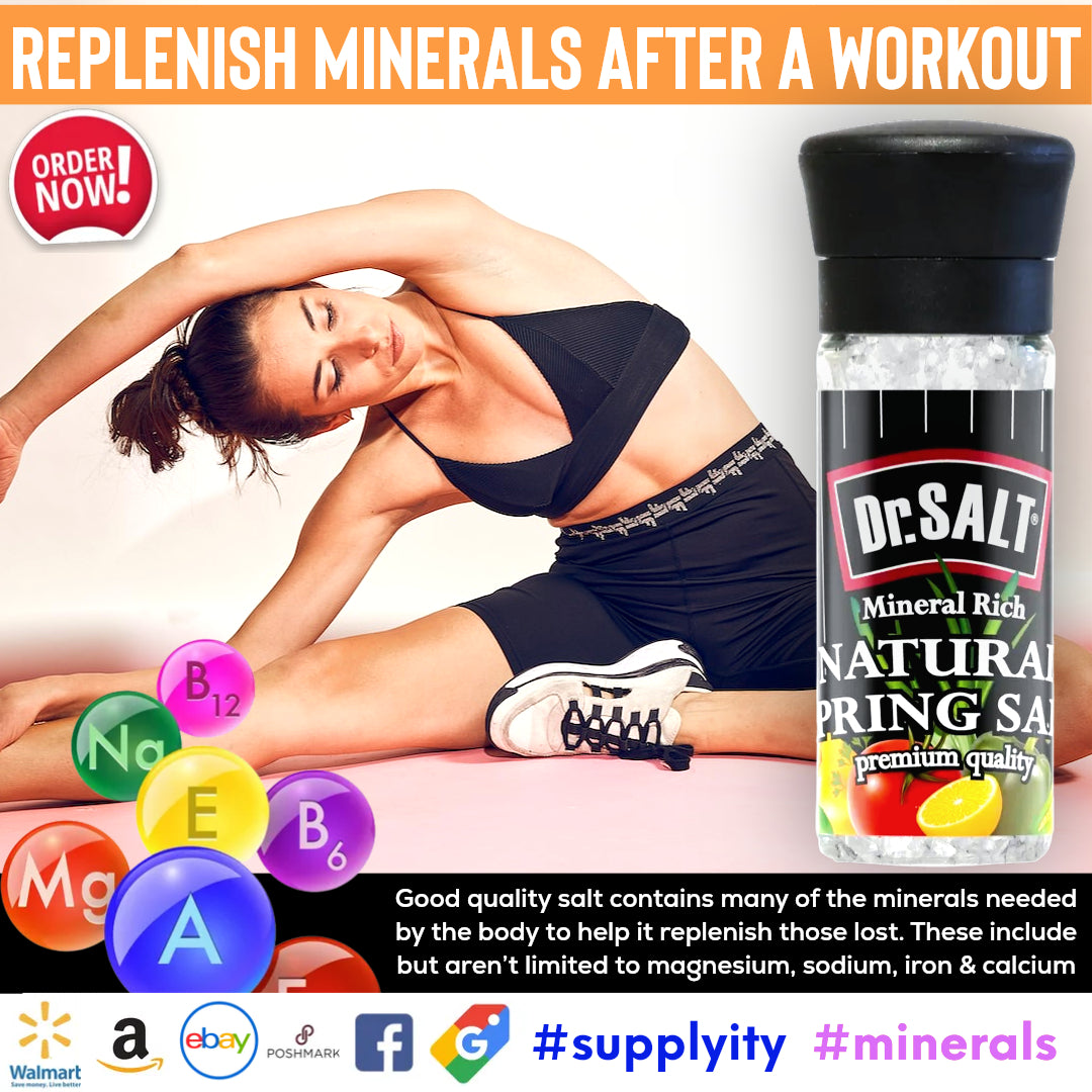 Dr.Salt Rich Mineral Doğal Kaynak Deniz Tuzu Değirmeni Küçük 4 oz