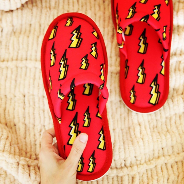 Chochili Men Harry Potter Lightning Bolt Home Slippers Lightweight Silent Walk Size 8 to 10 - supplyity