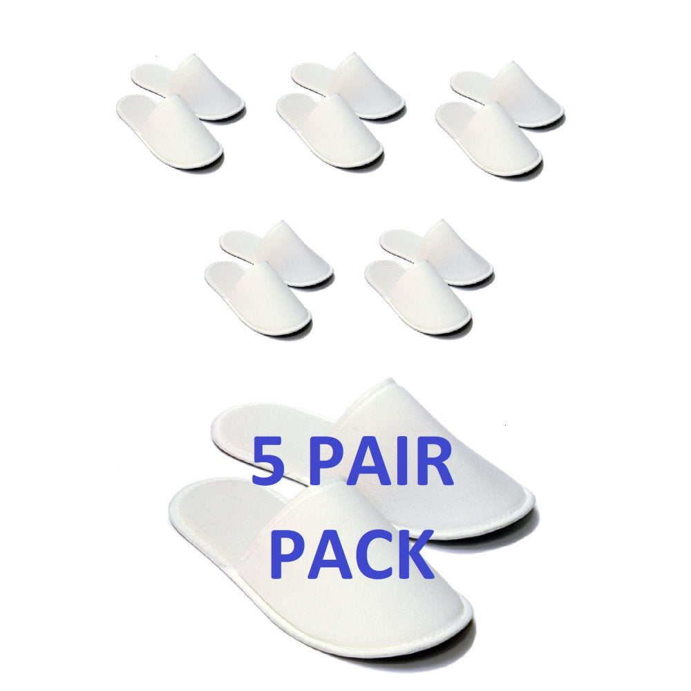  8 Pairs Disposable Slippers, 2 Size Individually Wrapped Bulk  Slippers For Spa, Guest, Hotel, Travel, Party Weekend