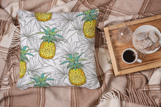 Chochili Home Pineapple Decor Graphic Pillow Cases Cushion Cover 18X18 - supplyity