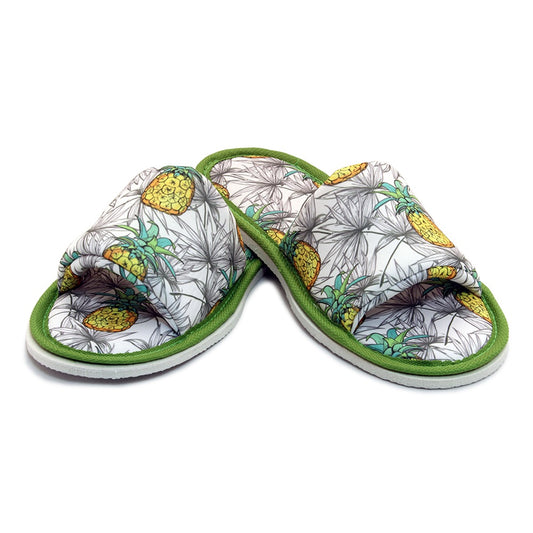 Chochili Men Pineapple Open Toe Home Garage Kitchen Dorm Slippers Lightweight - supplyity