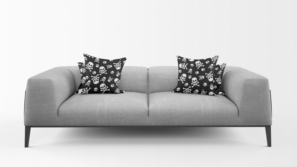 Chochili Home Danger Skull Decor Graphic Pillow Cases Cushion Cover 18X18 - supplyity