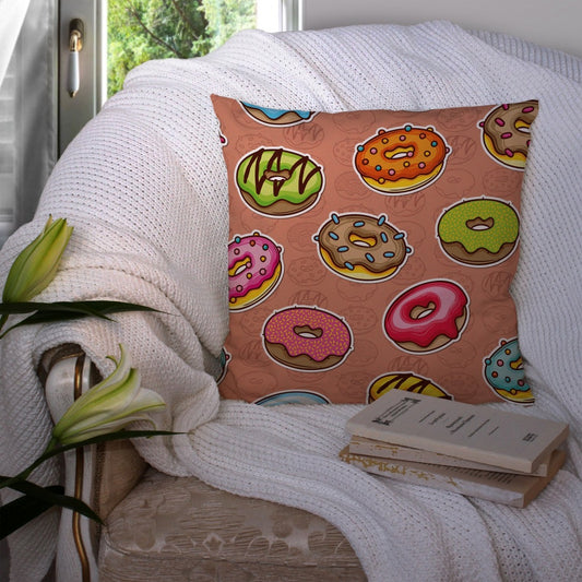 Chochili Home Donuts Decor Graphic Pillow Cases Cushion Cover 18X18 - supplyity
