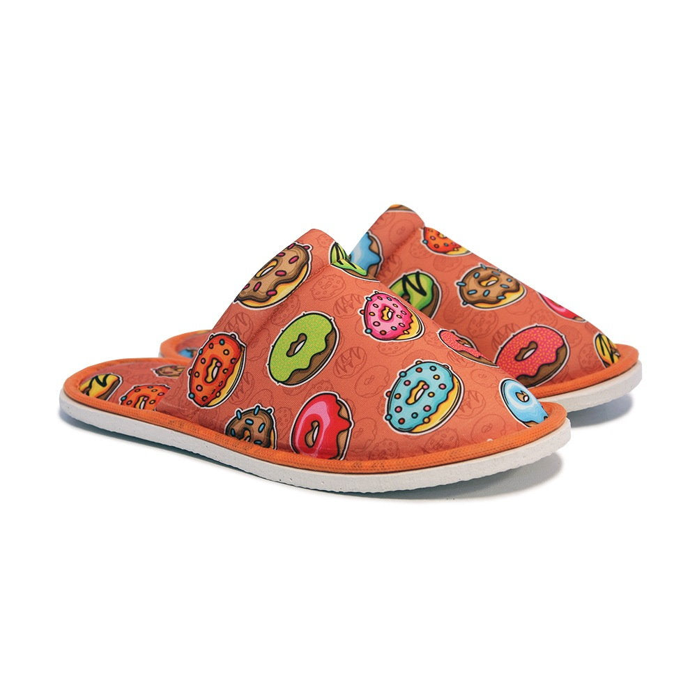 Gift Pack Donut For Him Purple Donut For Her Home Slippers Kitchen Garage Dorm Bedroom Lightweight - supplyity