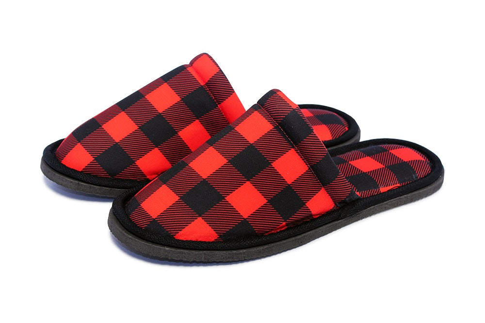 Gift Pack for Him Lumberjack Slippers and Pillow Case Pack Home Decor Pillow Cases Cushion Cover - supplyity