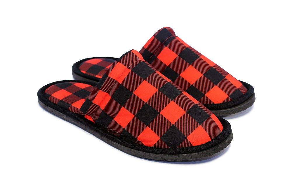 Gift Pack for Him Lumberjack Slippers and Pillow Case Pack Home Decor Pillow Cases Cushion Cover - supplyity