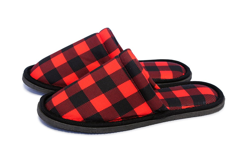 Gift Pack for Him Lumberjack Slippers and Pillow Case Pack Home Decor Pillow Cases Cushion Cover - supplyity