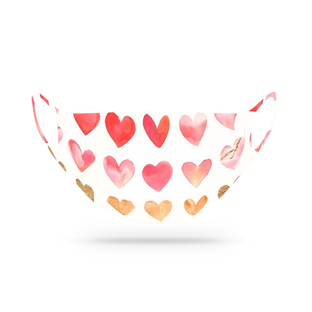 Chochili Women Trendy Heart Love Home Garage Kitchen Dorm and Mask Pack - supplyity