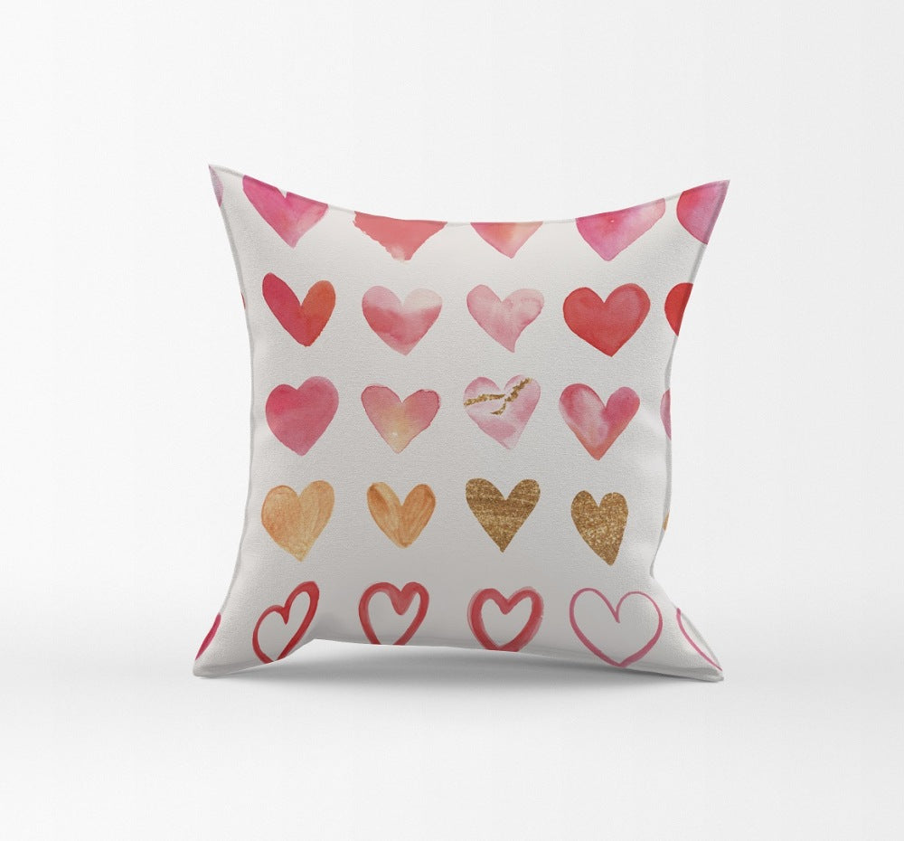 Chochili Home Love Heart Decor Graphic Pillow Cases Cushion Cover 18X18 - supplyity