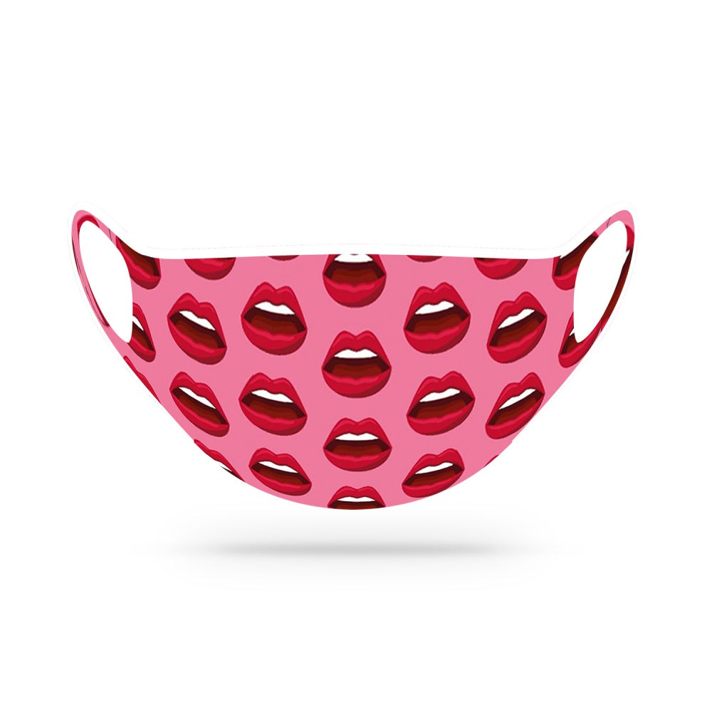 Chochili Women Trendy Red Lips Home Garage Kitchen Dorm and Mask Pack - supplyity