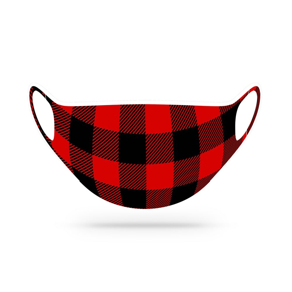 Chochili Men Trendy Lumberjack Home Garage Kitchen Dorm Slippers and Mask Pack - supplyity