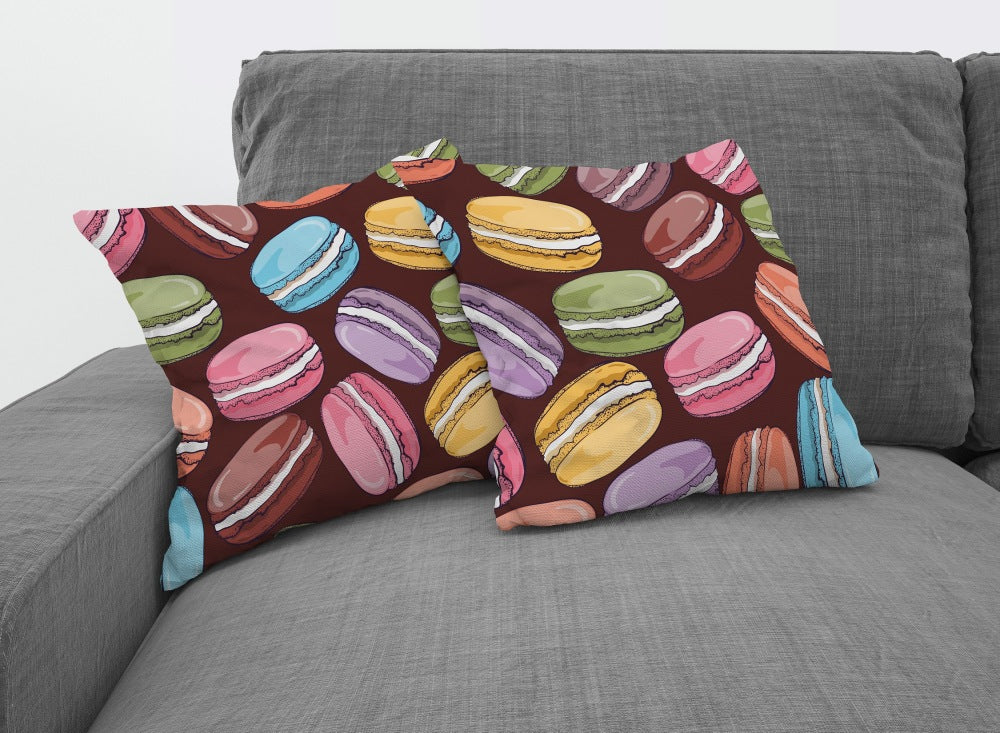 Chochili Home Macarons Decor Graphic Pillow Cases Cushion Cover 18X18 - supplyity