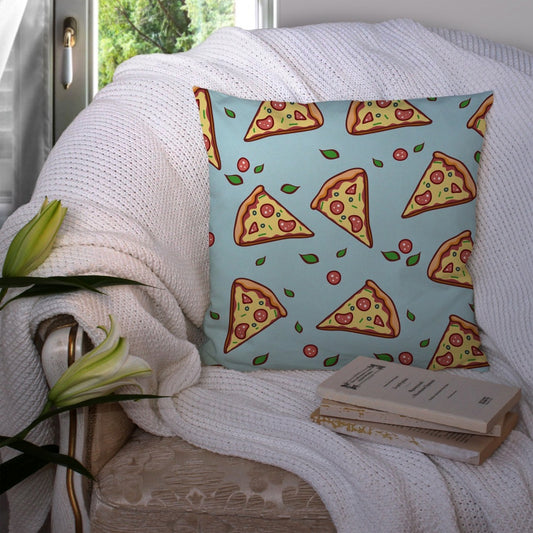 Chochili Home Pizza Slices Decor Graphic Pillow Cases Cushion Cover 18X18 - supplyity