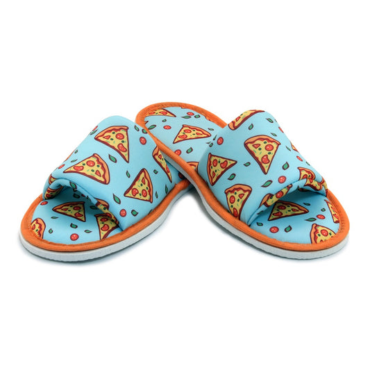 Chochili Men Pizza Slices Open Toe Home Garage Kitchen Dorm Slippers - supplyity