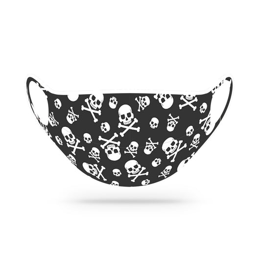 Chochili Men Trendy Danger Skull Home Garage Kitchen Dorm Slippers and Mask Pack - supplyity