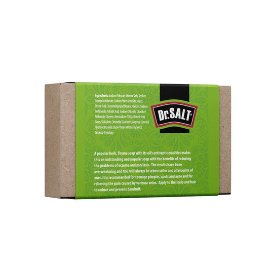 Dr Salt Rich Mineral Natural Thyme Salt Soap (2 Bars) Facial Rashes, Skin Problems, Varicose Vein Problems - supplyity