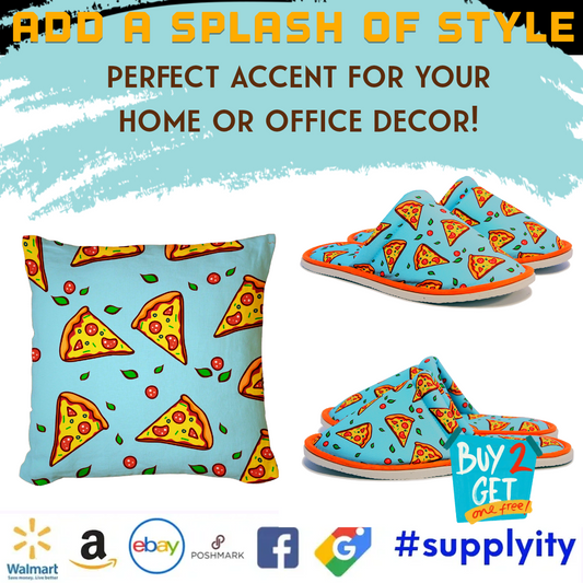 Pizza-Themed Chochili Pillow Covers Add Playful Twist to Bedroom Comfort