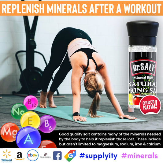 DrSalt Minerals Enhance Power Workouts with Strength and Hydration Daily