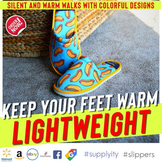 Hotdog slippers: Hotdog Humor for Cozy Home Feet