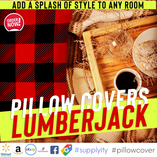 Lumberjack Style Chochili Pillow Covers Infuse Rugged Charm and Comfort