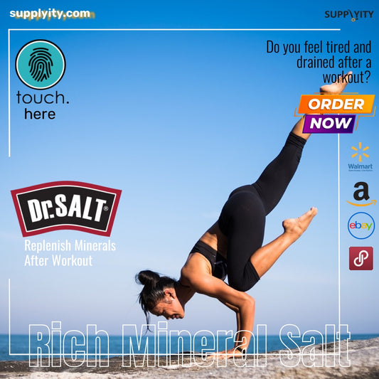 DrSalt Salt Minerals Speed Recovery with Energy and Hydration Post-Workout