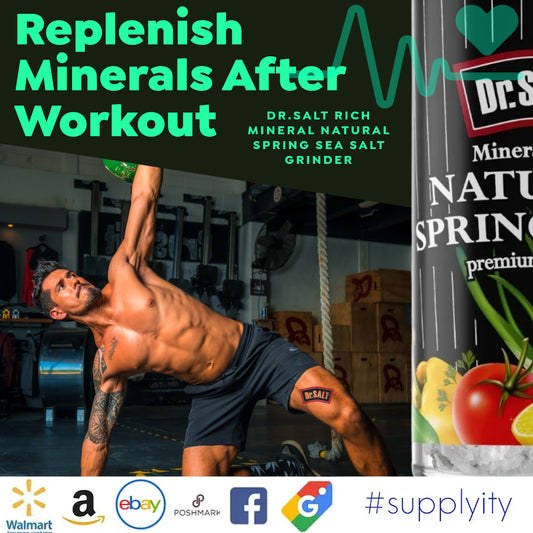 DrSalt Salt Minerals Raise Heart Rate with Cardio Stamina and Hydration