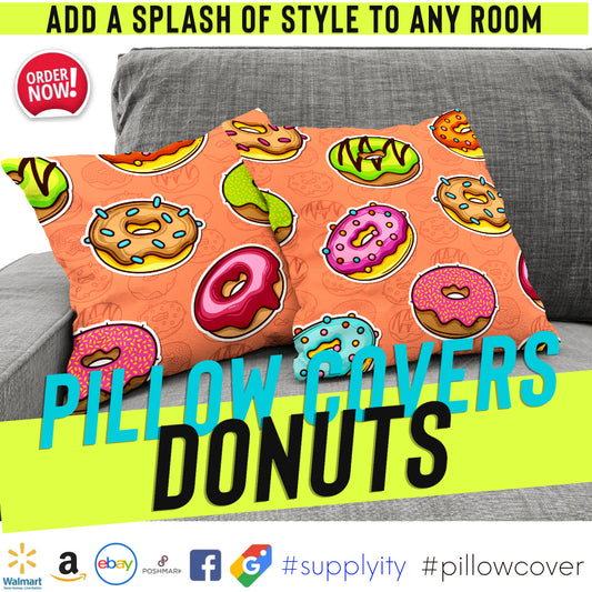 Donut Pack Chochili Pillow Covers Sweeten Bedrooms with Playful Comfort