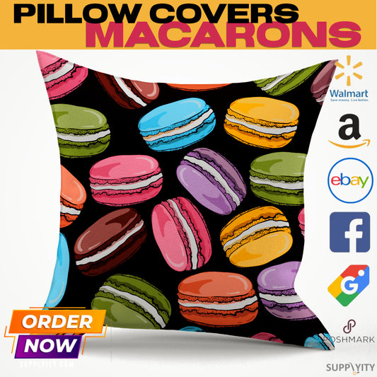 Macaron Fun Chochili Pillow Covers Sweeten Bedrooms with Colorful Comfort