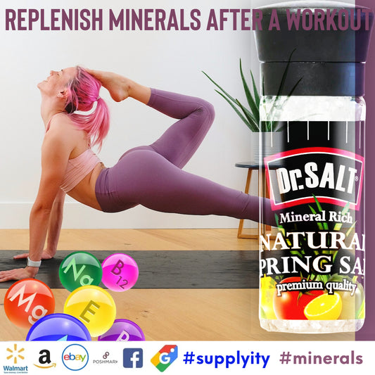 DrSalt Minerals Hydrate Workouts with Nutrients for Power and Performance