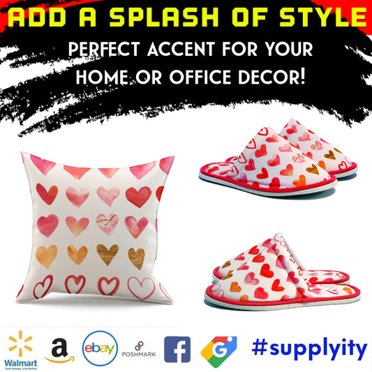 Red Love Chochili Pillow Covers Infuse Romantic Glow and Plush Comfort