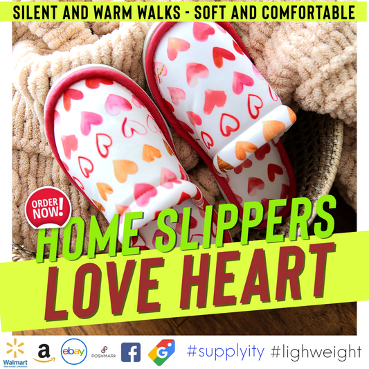 Heart Beat: Red Slippers Love Up Home Comfort