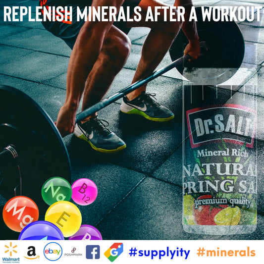 DrSalt Workout Minerals Enhance Performance with Stamina and Hydration Daily
