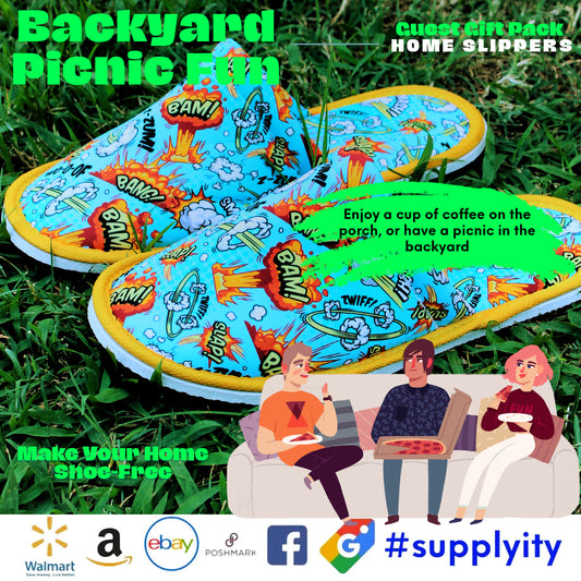Bang Clean: Backyard Bang Slippers Energize Your Home