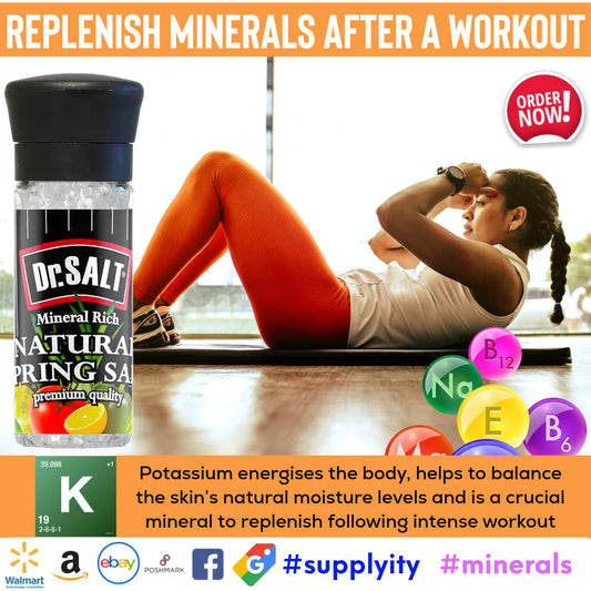 DrSalt Grinder Minerals Boost Workouts with Energy and Hydration Value