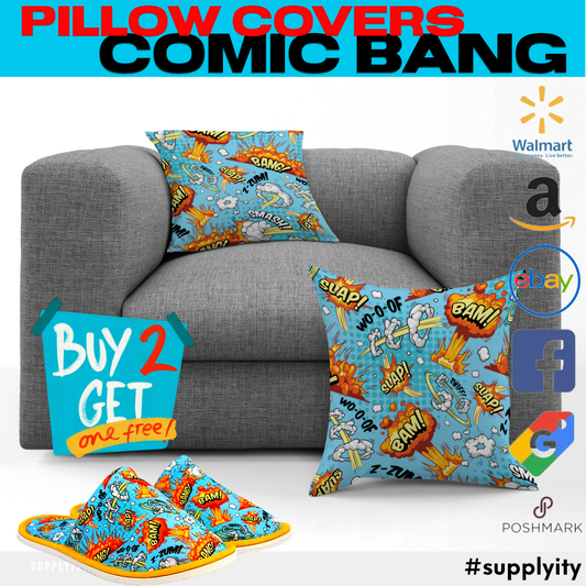 Comic Bang Chochili Pillow Covers Add Action-Packed Style to Bedrooms