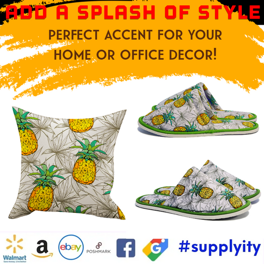 Tropical Pineapple Chochili Pillow Covers Transform Bedrooms into Cozy Oases