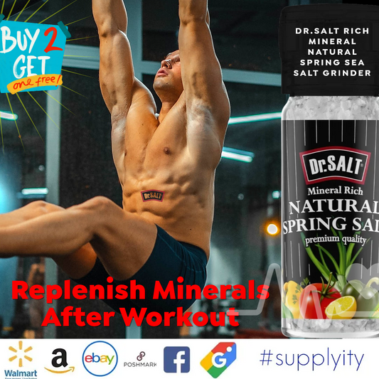 DrSalt Salt Minerals Fuel Pull-Up Campaign with Strength and Hydration Power
