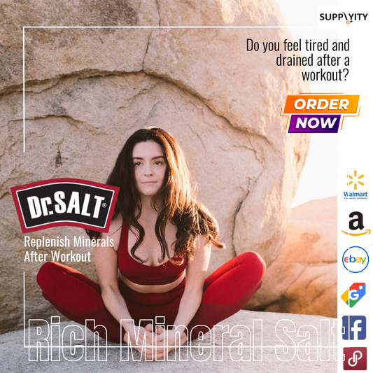 DrSalt Alkaline Water Minerals Boost Workouts with Energy and Hydration