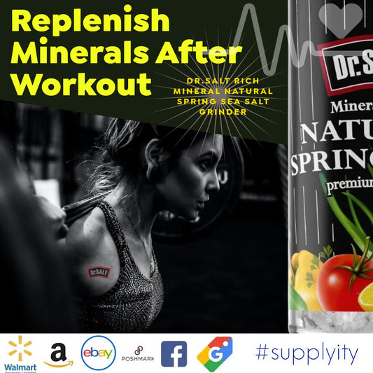 DrSalt Salt Minerals Pulse Through Workouts with Energy and Hydration Rhythm