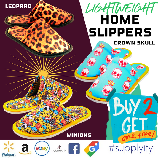 Warm Up Their Holidays with the Cozy Comfort of Supplyity Home Slippers!