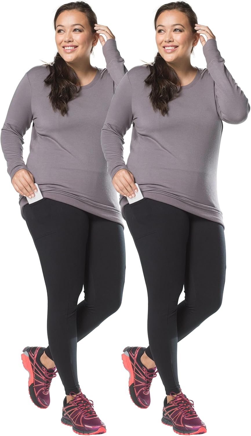 No Nonsense Women's Cotton Lounge Legging with Pocket