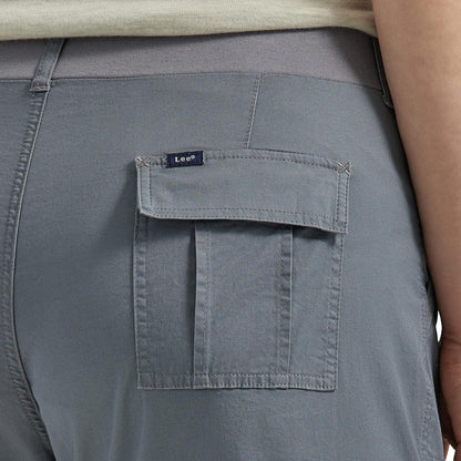 Lee Women's Plus Size Ultra Lux Comfort with Flex-to-go Cargo Capri Pant