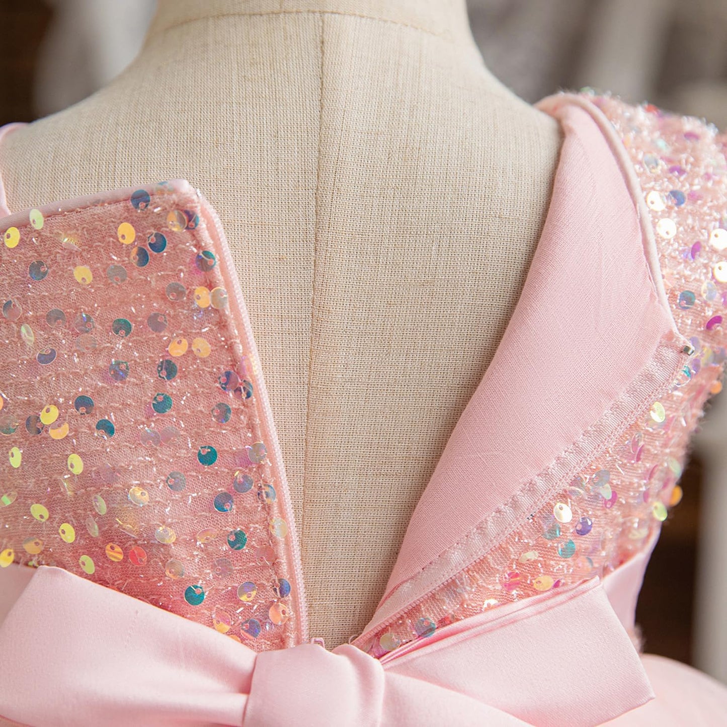 HNXDYY Baby Girl Party Tutu Dress Toddler Girl Sequins Wedding Pageant Ball Gown