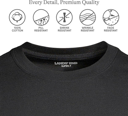 Lands' End Men's Super-T Short Sleeve T-Shirt