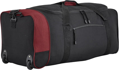 Travelers Club 32-inch Collapsible Expandble Travel Rolling Duffel Bag