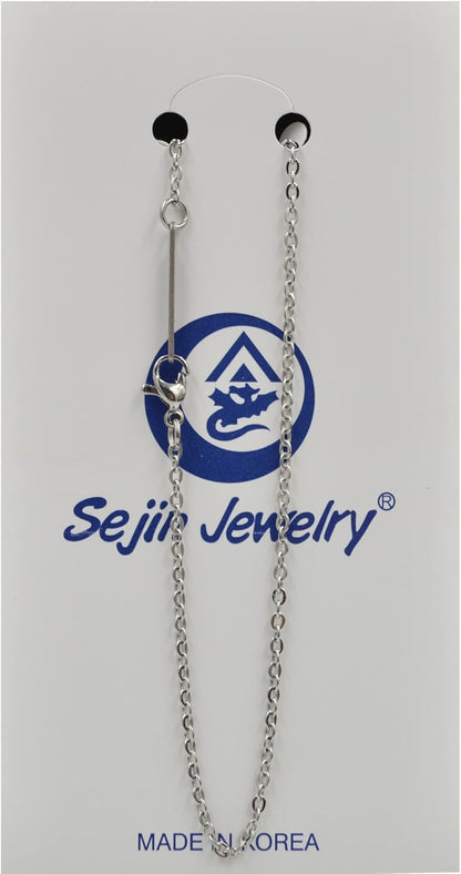 2MM Stainless Steel Necklace - Thin Cable Chain for Women & Men, Silver Chains for Pendant Addition or Alone - 16-30 Inch Available