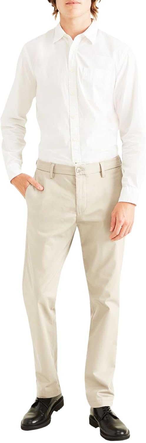 Dockers Men's Slim Fit Signature Khaki Lux Cotton Stretch Pants